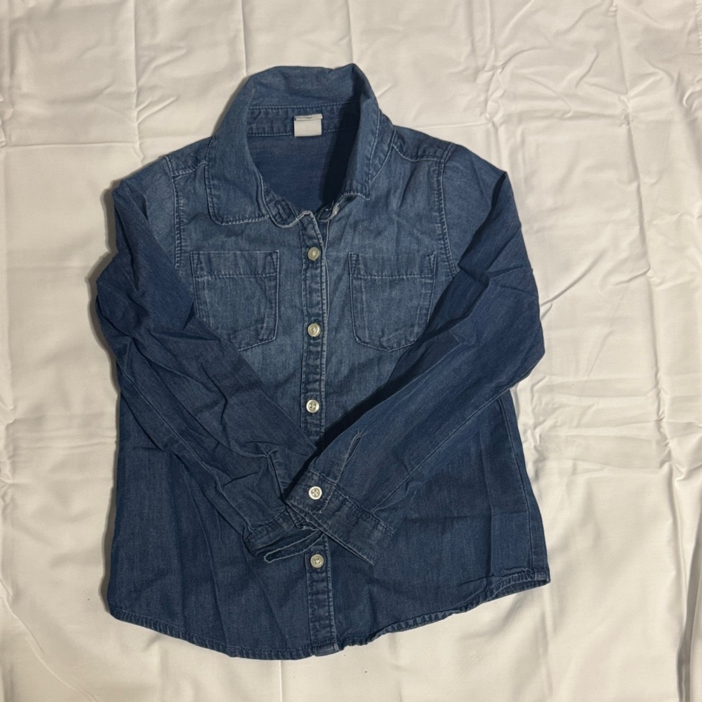 GAP Kids Blue Button Down Shirt